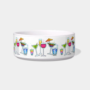 COCKTAILS UP PET or SNACK BOWL