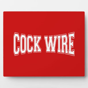 COCKWIRE PLAQUE