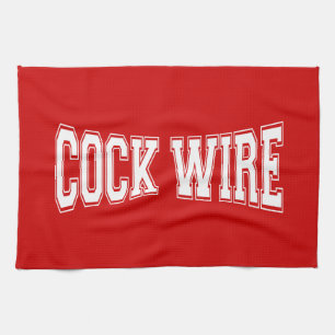COCKWIRE TEA TOWEL