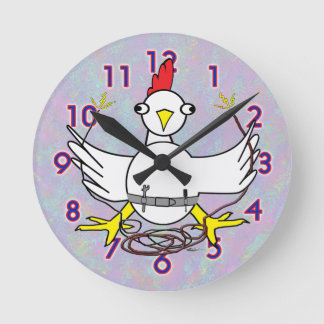 Cocky Contractor Clock