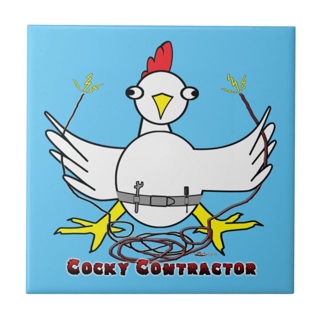 Cocky Contractor Tile (Front)