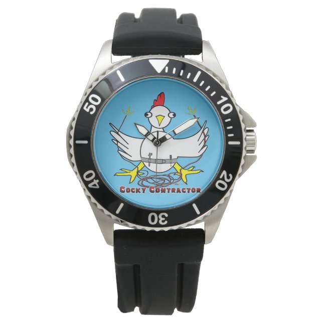 Cocky Contractor Watch (Front)