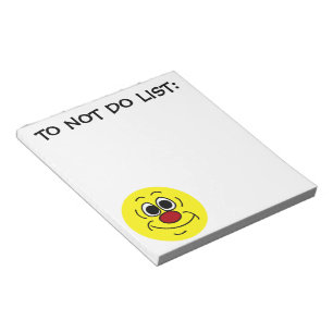 Cocky Face Grumpey Notepad