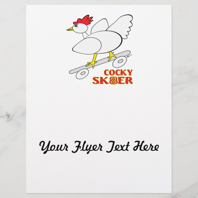 Cocky Skater Flyer (Front)