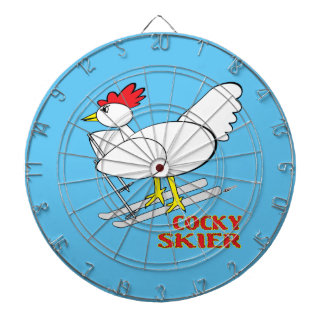 Cocky Skier Dartboard