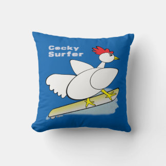Cocky Surfer Cushion