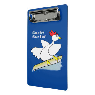 Cocky Surfer Mini Clipboard
