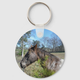 Coco and Cream Coloured Horse Key Ring