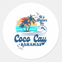 Coco Cay Bahamas Beach Summer Vacation Vintage 80s