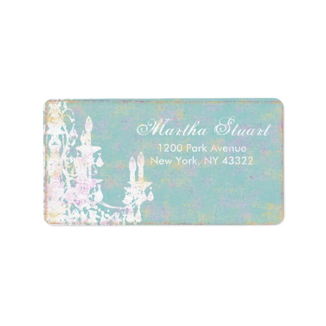 Coco Chandelier CHANGE COLOR ~ Labels (Front)