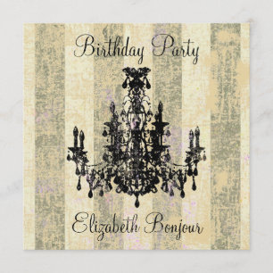 Coco Chandelier ~ Invitation