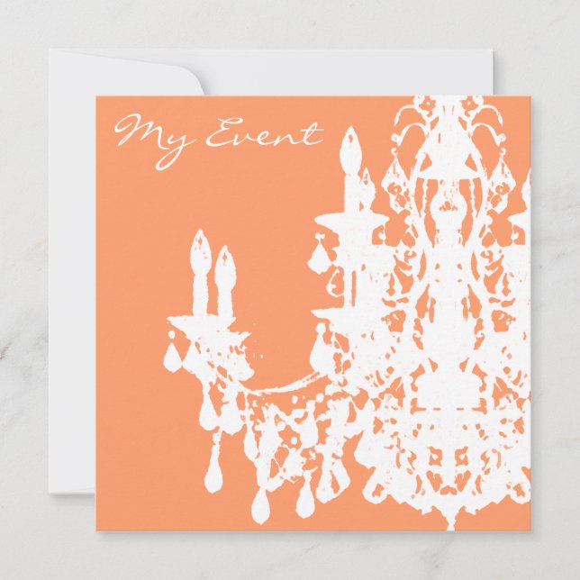 Coco Chandelier ~ Invitations / RSVP (Front)
