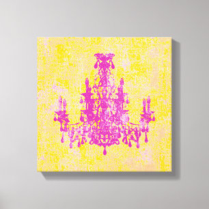 Coco Chandelier ~ Wrapped Canvas .75" Thick
