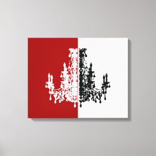 Coco Chandeliers ~ Wrapped Canvas .75" Thick
