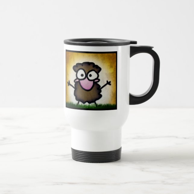 Coco in the Grass Travel Mug (Right)