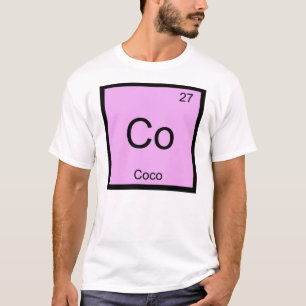 Coco Name Chemistry Element Periodic Table T-Shirt