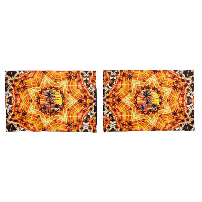 Coco Palm Star  Pillowcase (Front-Set)