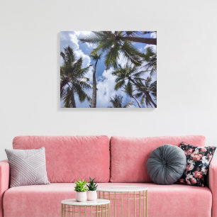 COCO PALMS #2 ON CANVAS     20 "x 16" Print