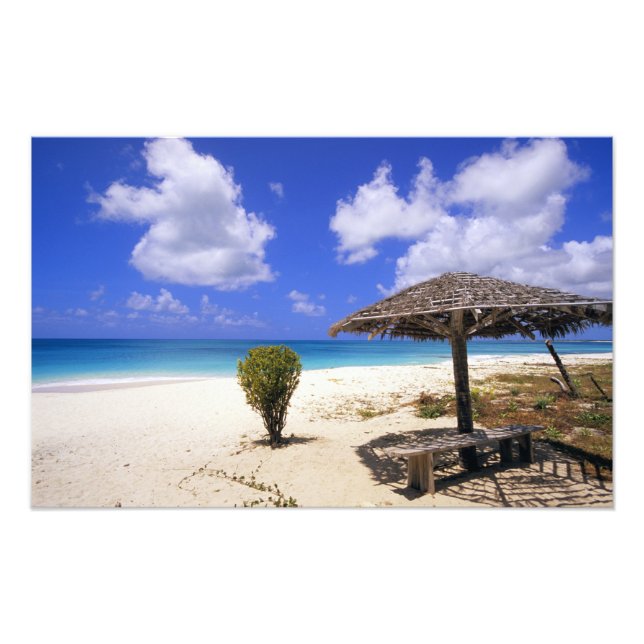 Coco Point Beach, Barbuda, Antigua Photo Print (Front)