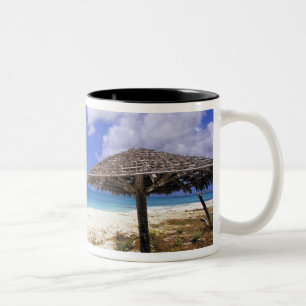 Coco Point Beach, Barbuda, Antigua Two-Tone Coffee Mug