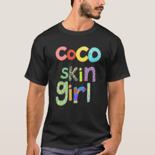 Coco Skin Girl African American Mixed Race Black Q T-Shirt