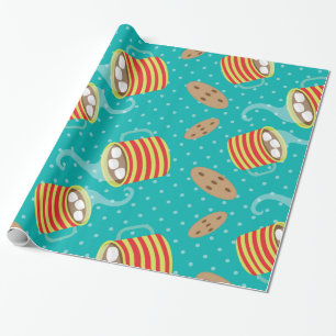 Cocoa and Cookies Holiday Wrapping Paper