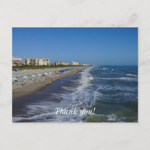 Cocoa Beach Coastline Postcard