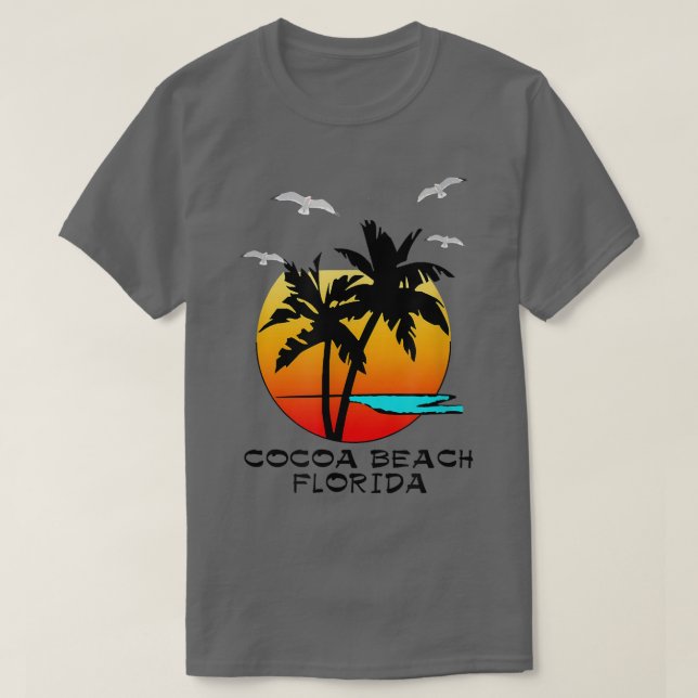 COCOA BEACH FLORIDA, DESTINATION  T-Shirt (Design Front)