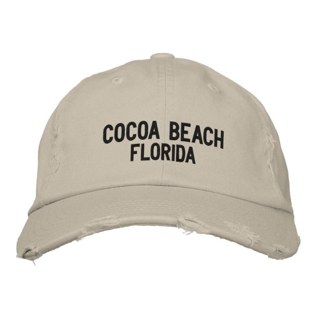 Cocoa Beach, Florida Embroidered Cap (Front)