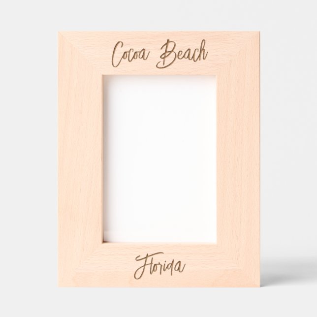 Cocoa Beach, Florida Etched Frames (Front)