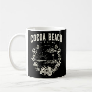 Cocoa Beach Florida Palm Trees Beach Coffee Mug