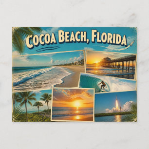 Cocoa Beach, Florida Postcard