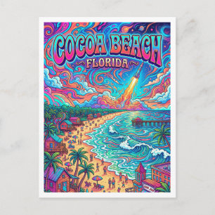 Cocoa Beach Florida Postcard