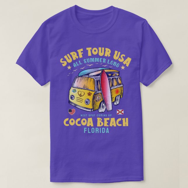 Cocoa Beach Florida T-Shirt (Design Front)