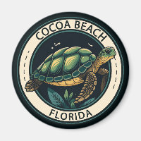 Cocoa Beach Florida Turtle Badge