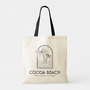 Cocoa Beach Florida Wedding Weekend Destination Tote Bag