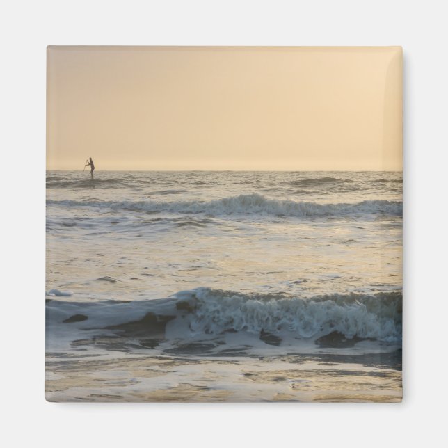 Cocoa Beach Paddleboarding Magnet (Front)