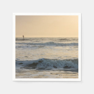 Cocoa Beach Paddleboarding Napkin