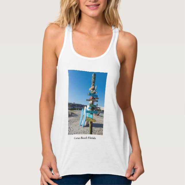 Cocoa Beach Tiki Totem Singlet (Front)