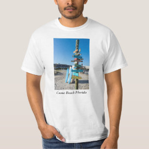 Cocoa Beach Tiki Totem T-Shirt