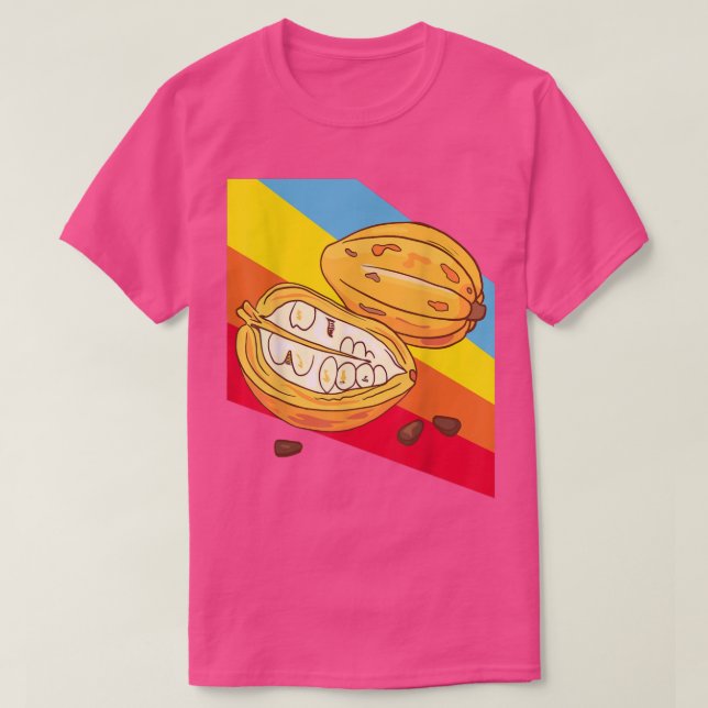Cocoa bean Chocolate Sweets Candy 421 T-Shirt (Design Front)