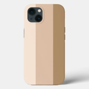 Cocoa Brown Ombre Striped iPhone 13 Case