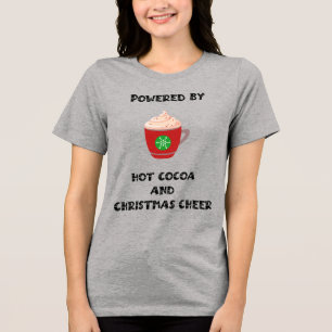Cocoa & Christmas Tri-Blend Shirt