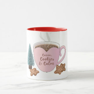 Cocoa, Cookies & Calm – Pastel Christmas CoT-Shirt Mug