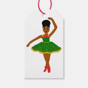 Cocoa Cutie Christmas Ballerina (Kiara) Gift Tags