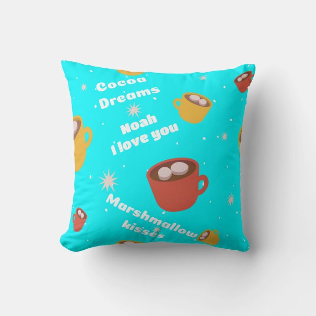 Cocoa Dreams Pillow (Front)