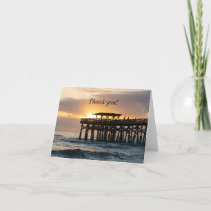 Cocoa First Sunrise Thank You Card