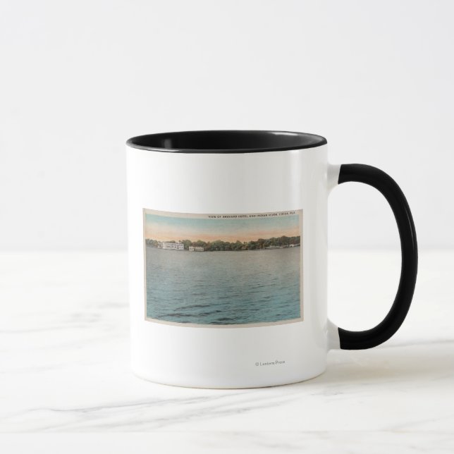 Cocoa, Florida - View of Brevard Hotel & Indian Mug (Right)
