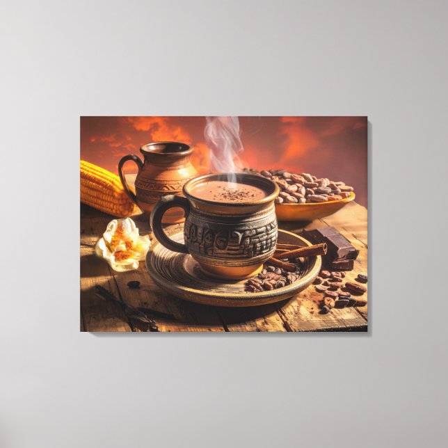 COCOA - HOT CHOCOLATE CANVAS PRINT (Front)