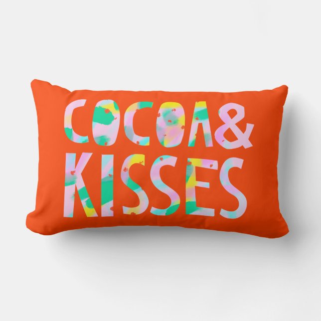 Cocoa & Kisses Lumbar Cushion (Front)